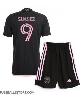 Günstige Inter Miami Luis Suarez #9 Auswärts Trikotsatzt Kinder 2024-25 Kurzarm (+ Kurze Hosen)